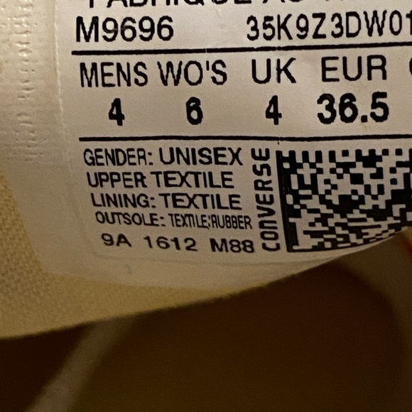 Converse All Star Red in worn once condition - Picture 5 of 6